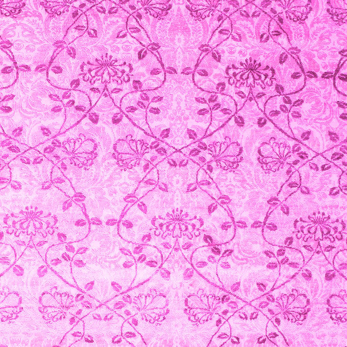 Machine Washable Abstract Pink Contemporary Rug, wshcon1307pnk