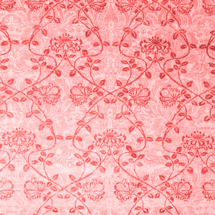 Machine Washable Abstract Red Contemporary Rug, wshcon1307red