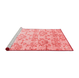 Contemporary Red Washable Rugs
