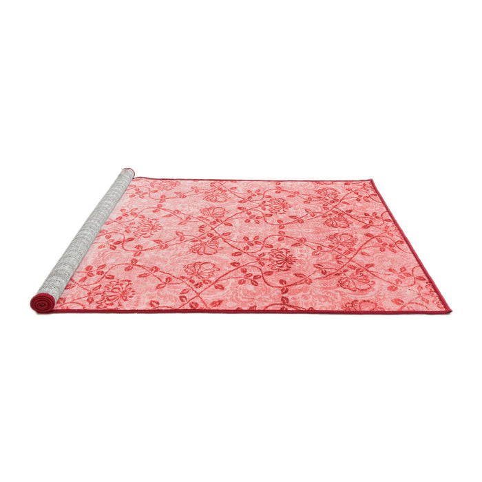 Contemporary Red Washable Rugs