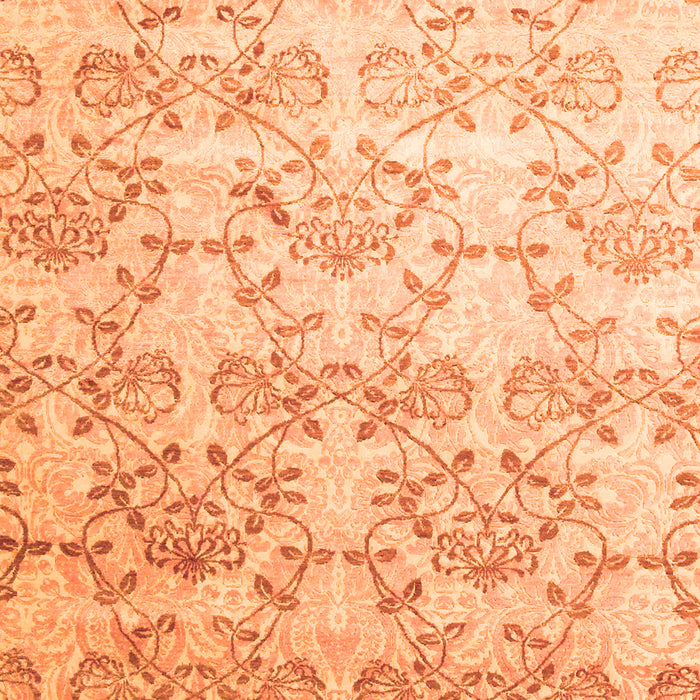 Serging Thickness of Machine Washable Abstract Orange Contemporary Area Rugs, wshcon1307org