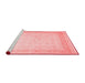 Contemporary Red Washable Rugs