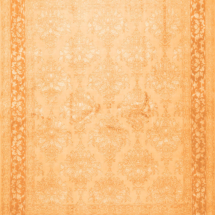 Serging Thickness of Machine Washable Abstract Orange Contemporary Area Rugs, wshcon1308org