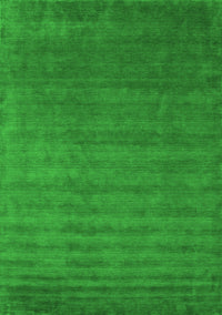 Abstract Green Contemporary Rug, con1309grn