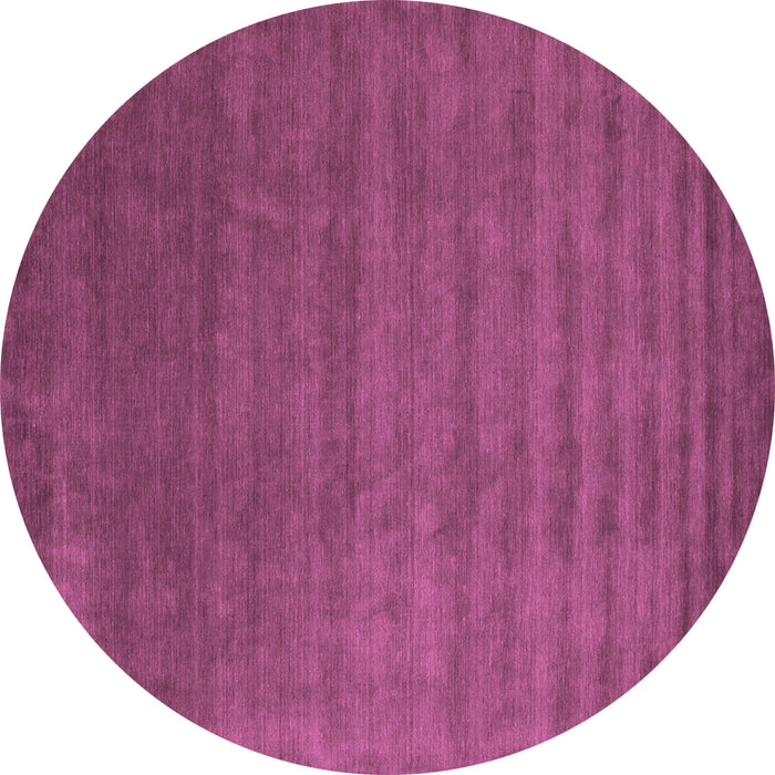 Round Machine Washable Abstract Pink Contemporary Rug, wshcon1309pnk