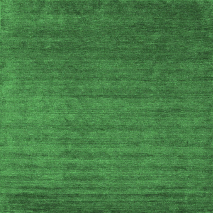 Square Abstract Emerald Green Contemporary Rug, con1309emgrn