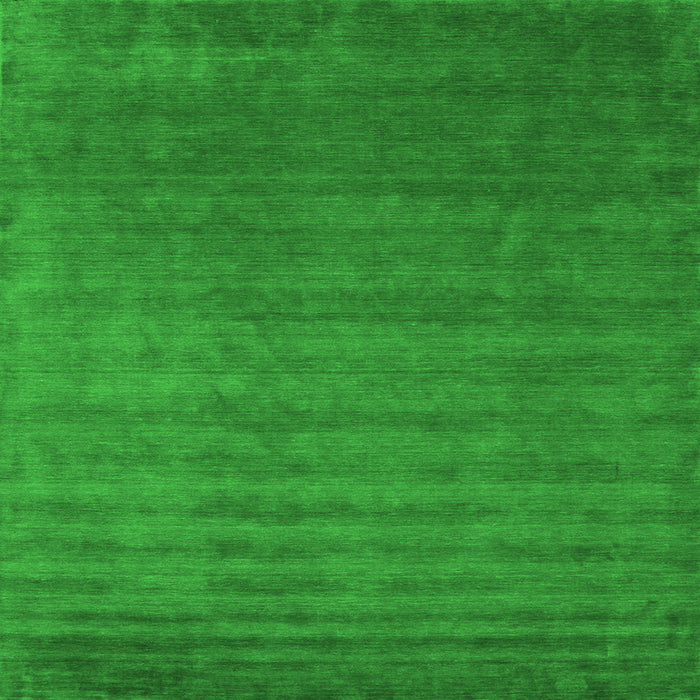 Serging Thickness of Abstract Green Contemporary Rug, con1309grn