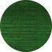 Machine Washable Abstract Green Contemporary Area Rugs, wshcon130grn