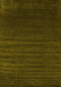 Abstract Yellow Contemporary Rug, con130yw