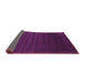 Sideview of Abstract Pink Contemporary Rug, con130pnk