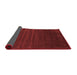 Abstract Red Contemporary Area Rugs