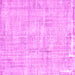 Square Machine Washable Abstract Pink Contemporary Rug, wshcon1310pnk