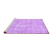 Sideview of Machine Washable Abstract Purple Contemporary Area Rugs, wshcon1310pur