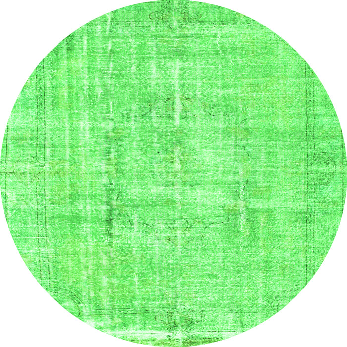 Machine Washable Abstract Green Contemporary Area Rugs, wshcon1310grn