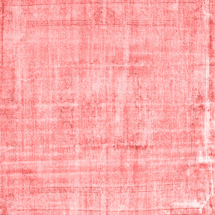 Machine Washable Abstract Red Contemporary Rug, wshcon1310red