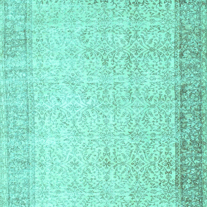 Machine Washable Abstract Turquoise Contemporary Area Rugs, wshcon1311turq