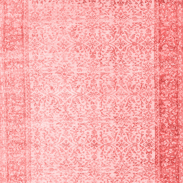 Machine Washable Abstract Red Contemporary Rug, wshcon1311red