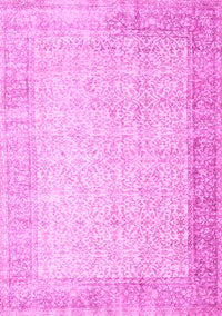 Abstract Pink Contemporary Rug, con1311pnk