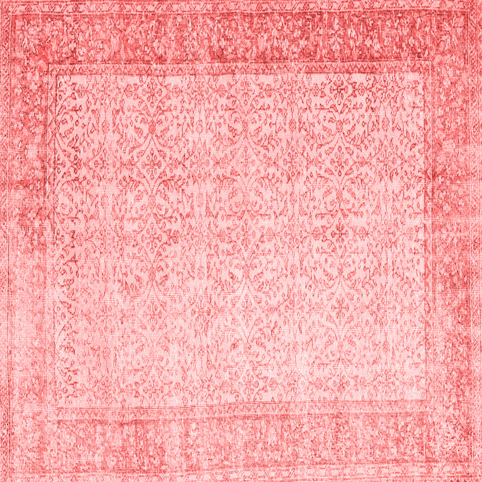 Machine Washable Abstract Red Contemporary Rug, wshcon1311red