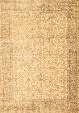 Abstract Brown Contemporary Rug, con1311brn