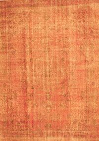 Abstract Orange Contemporary Rug, con1312org