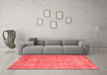 Contemporary Red Washable Rugs