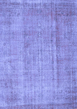 Abstract Blue Contemporary Rug, con1312blu
