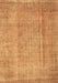 Abstract Brown Contemporary Rug, con1312brn