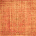 Serging Thickness of Abstract Orange Contemporary Rug, con1312org