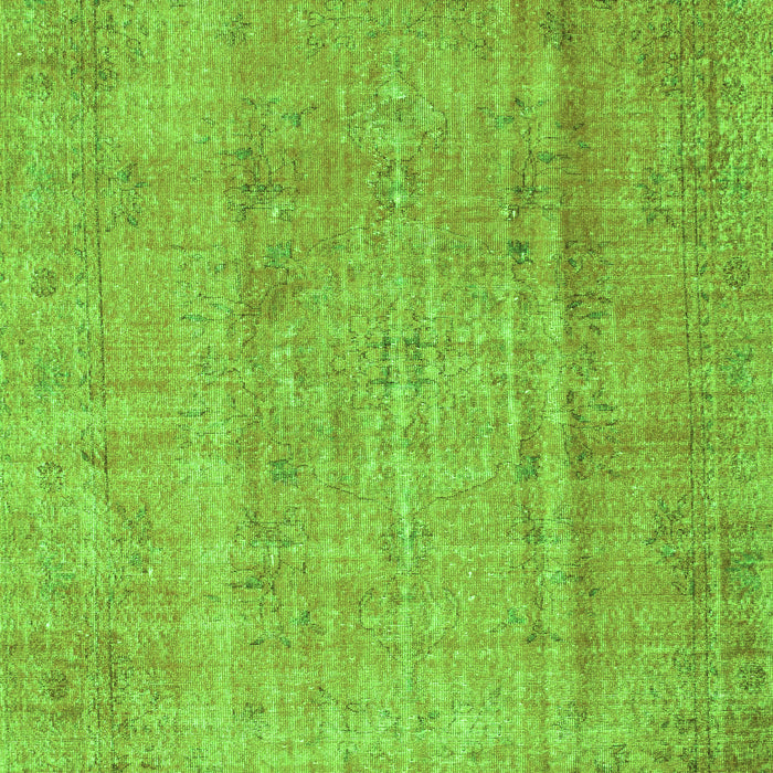 Abstract Green Contemporary Rug, con1312grn