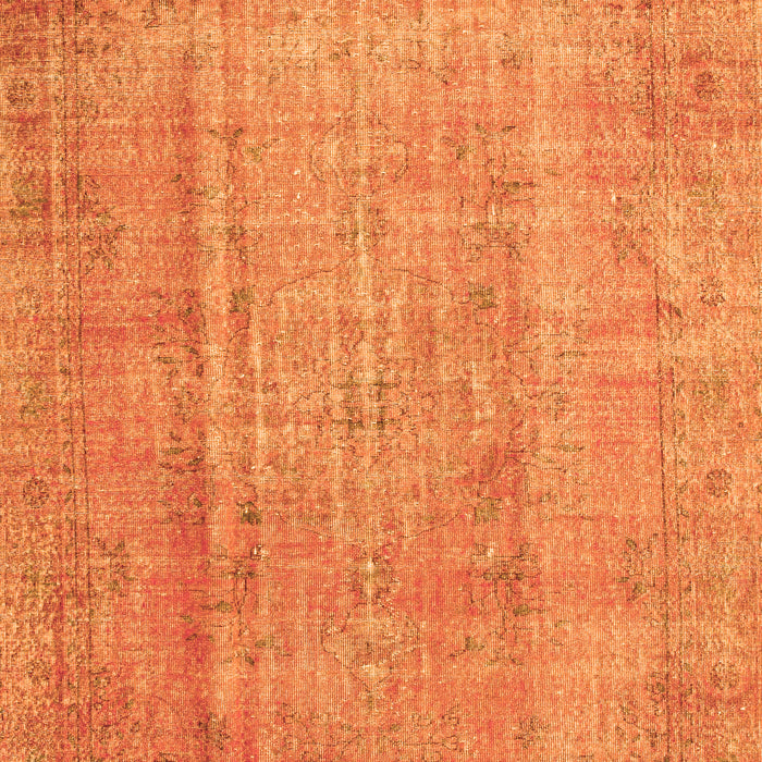 Serging Thickness of Machine Washable Abstract Orange Contemporary Area Rugs, wshcon1312org