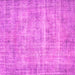 Square Abstract Pink Contemporary Rug, con1313pnk