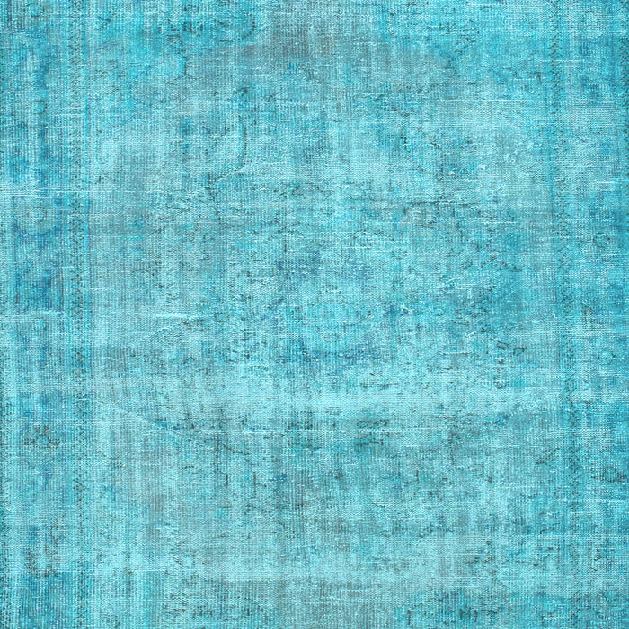Abstract Light Blue Contemporary Rug, con1313lblu