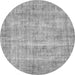 Square Abstract Gray Contemporary Rug, con1313gry