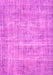 Machine Washable Abstract Pink Contemporary Rug, wshcon1313pnk