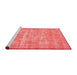 Contemporary Red Washable Rugs