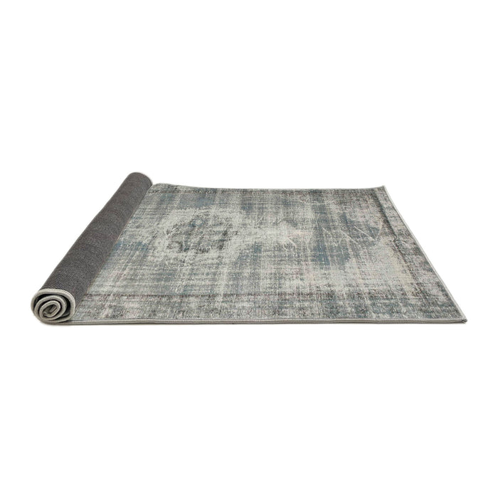 Thickness of Contemporary Pale Silver Gray Modern Rug, con1314