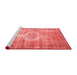 Contemporary Red Washable Rugs