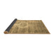 Sideview of Abstract Brown Contemporary Rug, con1314brn