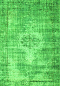 Abstract Green Contemporary Rug, con1314grn