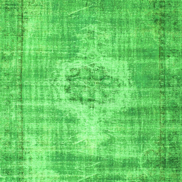 Abstract Green Contemporary Rug, con1314grn