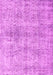 Machine Washable Abstract Pink Contemporary Rug, wshcon1315pnk