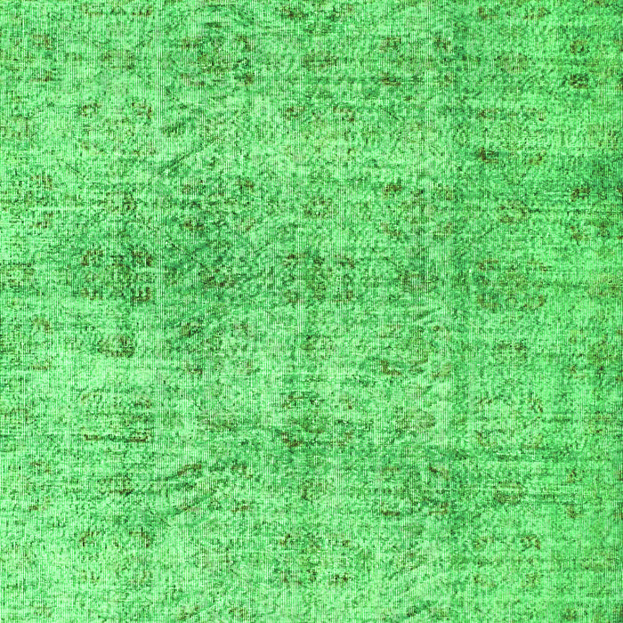 Serging Thickness of Machine Washable Abstract Green Contemporary Area Rugs, wshcon1315grn