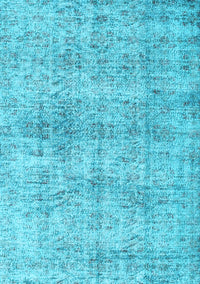 Abstract Light Blue Contemporary Rug, con1315lblu