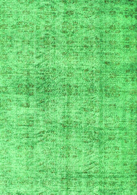 Abstract Green Contemporary Rug, con1315grn