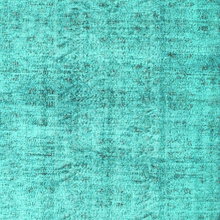 Machine Washable Abstract Turquoise Contemporary Area Rugs, wshcon1315turq