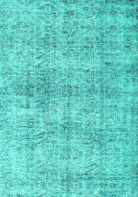 Abstract Turquoise Contemporary Rug, con1315turq