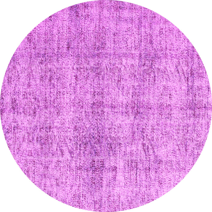Round Machine Washable Abstract Pink Contemporary Rug, wshcon1315pnk