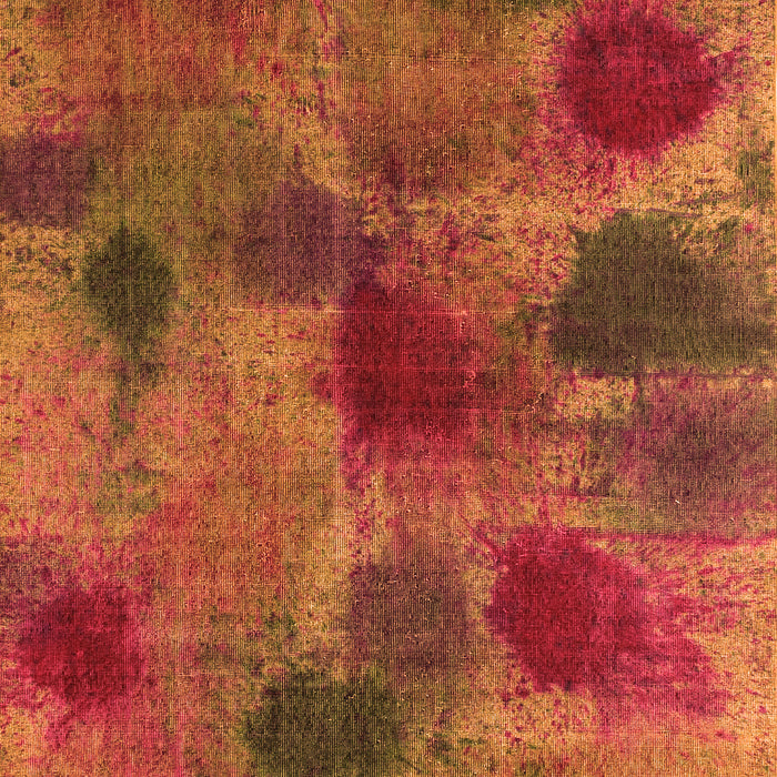 Serging Thickness of Machine Washable Abstract Orange Contemporary Area Rugs, wshcon1316org