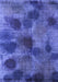 Machine Washable Abstract Blue Contemporary Rug, wshcon1316blu
